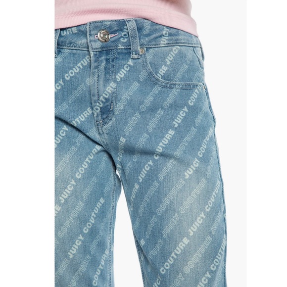 + JUICY COUTURE + Kid’s Logo Straight Leg Jeans - Picture 6 of 6